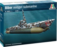 Фото - Збірна модель ITALERI Biber Midget Submarine (1:35) 