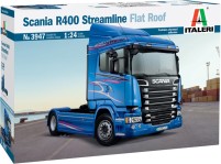 Model do sklejania (modelarstwo) ITALERI Scania R400 Streamline Flat Roof (1:24) 