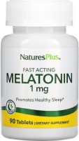 Фото - Амінокислоти Natures Plus Melatonin 1 mg 90 tab 