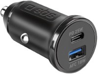 Зарядний пристрій SBS Car Charger USB-A + USB-C 25 W 