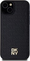 Фото - Чохол DKNY Leather Pattern Metal Logo MagSafe for iPhone 15 