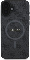 Фото - Чохол GUESS Leather Metal Logo with MagSafe for iPhone 16 