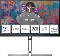 Zdjęcia - Monitor AOC Q27U3CV 27 "  srebrny