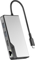 Фото - Кардридер / USB-хаб ALOGIC USB-C Fusion MAX 6-in-1 Hub 