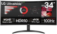 Фото - Монітор LG UltraWide 34WR50QK 34 "  чорний