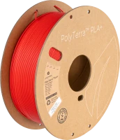 Фото - Пластик для 3D друку Polymaker PolyTerra PLA+ Red 1kg 1 кг  червоний