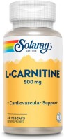 Zdjęcia - Spalacz tłuszczu Solaray L-Carnitine 500 mg 30 cap 30 szt.