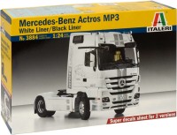 Фото - Збірна модель ITALERI Mercedes-Benz Actros MP3 (1:24) 