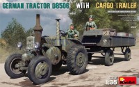 Фото - Збірна модель MiniArt German Tractor D8506 with Cargo Trailer (1:35) 