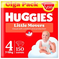 Фото - Підгузки Huggies Little Movers 4 / 150 pcs 