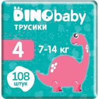 Фото - Підгузки Dino Baby Pants 4 / 108 pcs 