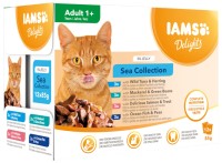 Корм для кішок IAMS Delights Sea Collection in Jelly 12 pcs 