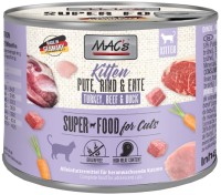 Корм для кішок MACs Superfoods Kitten Turkey/Beef/Duck  200 g