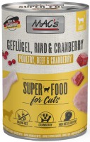 Фото - Корм для кішок MACs Superfoods Adult Poultry/Beef/Cranberry  400 g