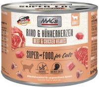 Корм для кішок MACs Superfoods Adult Beef/Chicken Hearts 200 g 