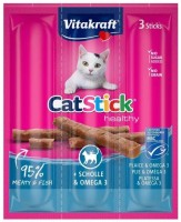 Корм для кішок Vitakraft Cat Stick Healthy Flatfish 18 g 