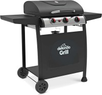 Zdjęcia - Grill Dellonda 3 Burner Gas BBQ Grill with Piezo Ignition, Built-In Thermometer 