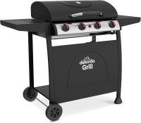 Zdjęcia - Grill Dellonda 4 Burner Gas BBQ Grill with Piezo Ignition, Built-In Thermometer 