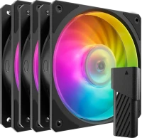 Фото - Система охолодження Cooler Master Mobius 120P ARGB Black 3-pack Fan Kit 