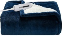 Фото - Електрогрілка / електропростирадло Costway 60''x 50'' Heated Throw Blanket Flannel & Sherpa Double-sided Flu 