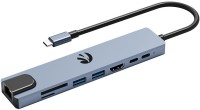 Кардридер / USB-хаб Hawk HW-HUB801 