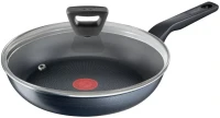 Zdjęcia - Patelnia Tefal Force 04218922 22 cm  czarny