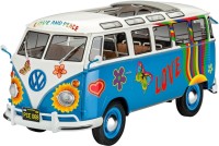 Фото - Збірна модель Revell VW T1 Samba Bus Flower Power (1:24) 