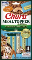 Фото - Корм для собак INABA Churu Meal Topper Chicken/Cheese 56 g 4 шт