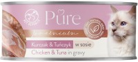 Zdjęcia - Karma dla kotów Pet Republic Adult Chicken/Tuna Canned 80 g 