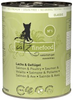 Фото - Корм для кішок Catz Finefood Classic Canned Salmon/Poulry  400 g