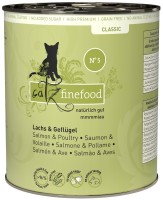 Фото - Корм для кішок Catz Finefood Classic Canned Salmon/Poulry  800 g