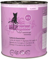 Zdjęcia - Karma dla kotów Catz Finefood Classic Canned Lamb/Rabbit  800 g