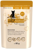 Фото - Корм для кішок Catz Finefood Classic Pouch Kitten Beef/Veal 85 g 