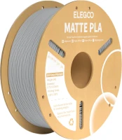 Фото - Пластик для 3D друку Elegoo PLA Matte Gray 1kg 1 кг  сірий