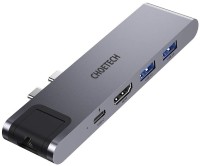 Фото - Кардридер / USB-хаб Choetech 7-in-1 USB-C Hub for MacBook Pro/Air 