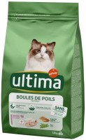 Фото - Корм для кішок Ultima Adult Hairball Control Turkey  1.5 kg