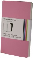 Zdjęcia - Notatnik Moleskine Set of 2 Plain Volant Notebooks Magenta 