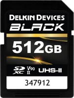 Фото - Карта пам'яті Delkin Devices BLACK SD UHS-II V90 512 ГБ