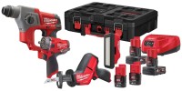 Zdjęcia - Zestaw elektronarzędzi Milwaukee M12 FPP4C-624P 