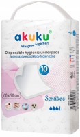 Фото - Підгузки Akuku Underpads Sensitive 60x90 / 10 pcs 