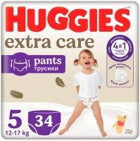 Фото - Підгузки Huggies Extra Care Pants 5 / 34 pcs 