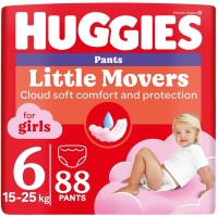 Фото - Підгузки Huggies Little Movers Pants For Girls 6 / 88 pcs 