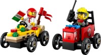 Фото - Конструктор Lego Pizza vs Fire Truck Race Car Pack 60458 