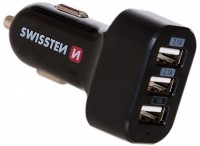 Зарядний пристрій Swissten 3xUSB A Car Charger 2.1A 