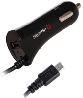 Фото - Зарядний пристрій Swissten Car Charger microUSB Cable 