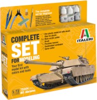 Фото - Збірна модель ITALERI M1 Abrams Complete Set For Modeling Starter Kit (1:72) 