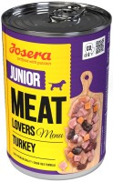 Zdjęcia - Karm dla psów Josera Meat Lovers Menu Junior Turkey 400 g 1 szt.