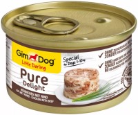 Корм для собак GimDog LD Pure Delight Chicken/Beef 85 g 1 шт