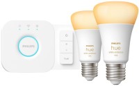 Лампочка Philips Hue 11W E27 2 pcs + Bridge + dimmer switch 