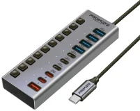 Zdjęcia - Czytnik kart pamięci / hub USB Promate GegaHub-5G 